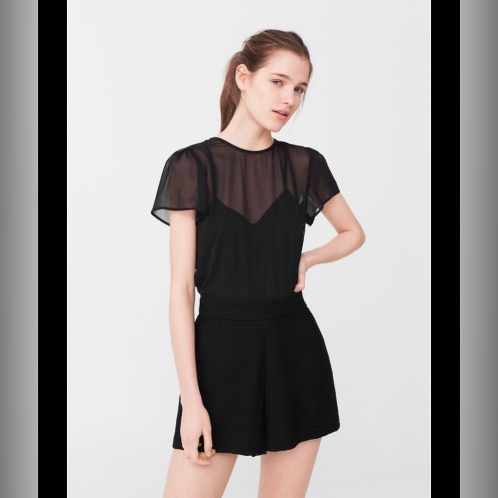 Mango Black Jumper Short